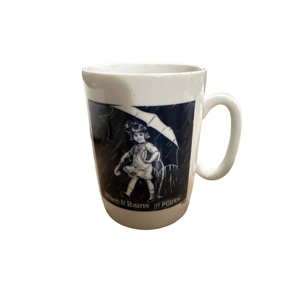 Vintage 1921 Mortan Salt Mug